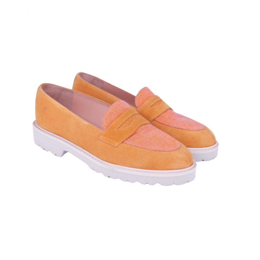 Mocasines de Mujer Sept Store Naranja 23322